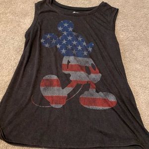 American Flag Mickey Mouse Tank Top